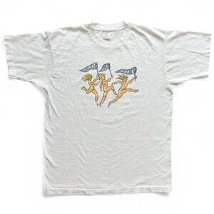 Vintage Obscure Three Muses Swatch Collectors Women Dancing Net T Shirt Watch XL